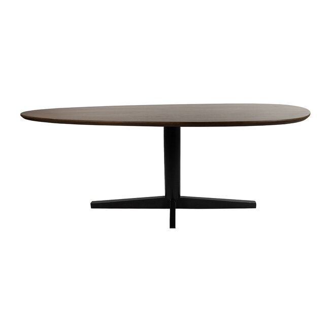 Brooz Taurus organische eettafel 220 cm Mango Brown Walnut