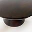 Brooz Salontafel Ben Ø70 Walnoot Bruin – Ronde Design Salontafel met Conisch Onderstel