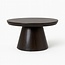 Brooz Salontafel Ben Ø90 Walnoot Bruin – Luxe Ronde Design Salontafel