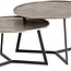 MySons Interlagos salontafel set van 2, Raw nickel black patina