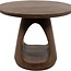 Brooz Bremen Salontafel Ø60 cm – Brown Walnut Massief Hout