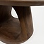 Brooz Bremen Salontafel Ø60 cm – Brown Walnut Massief Hout