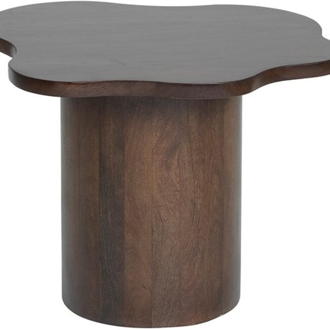 Brooz Fiore bijzettafel 65 cm Mango Brown Walnut