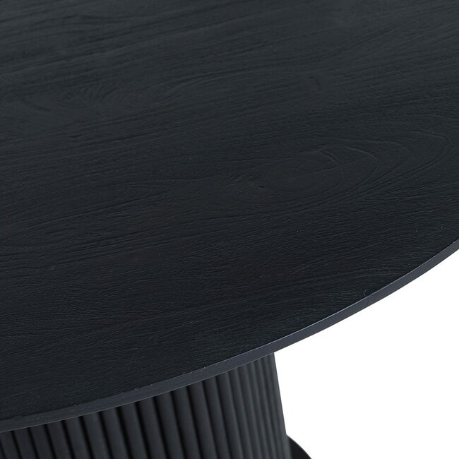 Brooz Congo ronde eettafel 120 cm Zwart