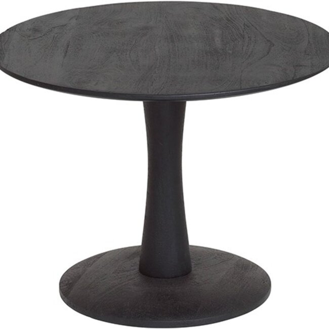 Nijwie Bijzettafel Ø60, laag, Black