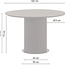 Brooz Congo ronde eettafel 120 cm Zwart