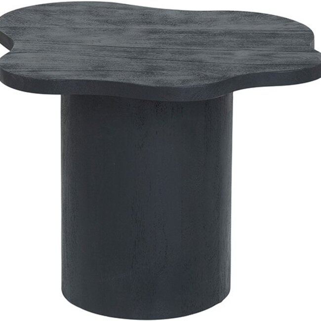 Brooz Fiore bijzettafel 65 cm Mango Zwart