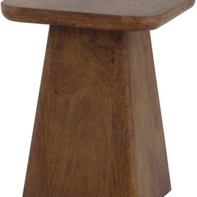 Brooz Bijzettafel 40 Stockholm Mango Brown Walnut – Compacte Design Bijzettafel