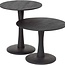 Nijwie Bijzettafel Ø60, laag, Black
