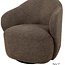 Brooz Moderne draaifauteuil Jimi – Present stof Brown met 360° draaifunctie