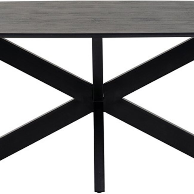 Brooz Deens ovale eettafel 210 cm Akagi zwart