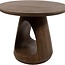 Brooz Bremen Salontafel Ø60 cm – Brown Walnut Massief Hout