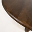 Brooz Belly ronde eettafel Ø130 cm Mango Brown Walnut