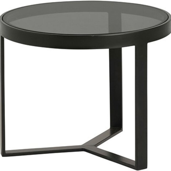 Brooz Lazio ronde bijzettafel Ø50 cm Glas