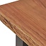 Brooz Salontafel 140 Freeshape Table Collection – Mangohouten Salontafel met Stalen Poten