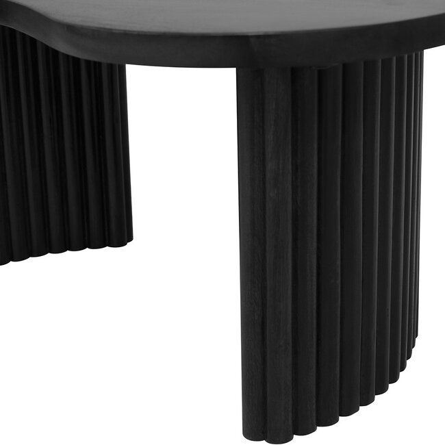 MySons Firenze salontafel 125, boon vorm, Black