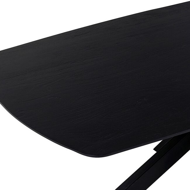 Brooz Deens ovale eettafel 230cm Akagi zwart