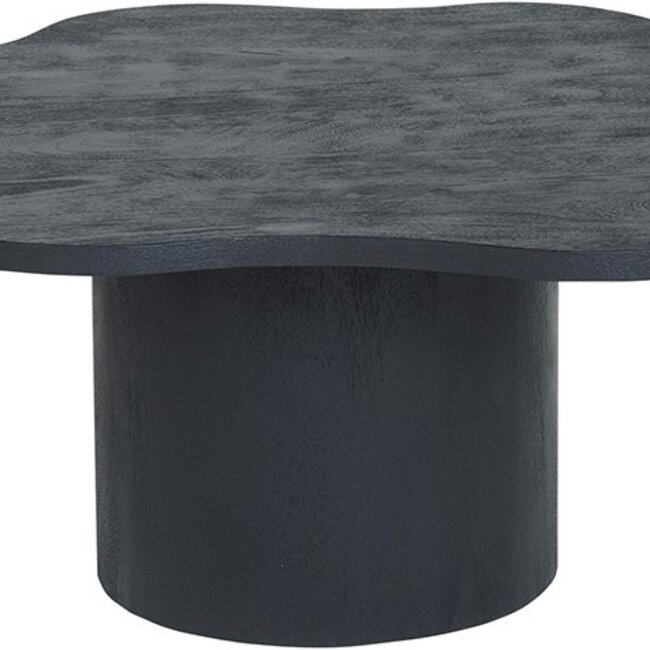Brooz Fiore Salontafel 98 cm Zwart – Organische Design Salontafel van Mangohout