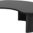 Brooz Firenze salontafel 125 cm boonvorm zwart