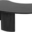 Brooz Firenze salontafel 125 cm boonvorm zwart