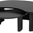 Brooz Firenze salontafel 125 cm boonvorm zwart