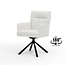 RV Design  Draaibare armstoel Fresco 180° met pocketvering – Teddy Ivory