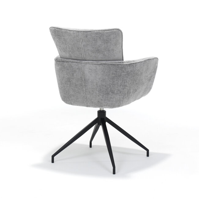 RV Design Draaibare armstoel Evan met auto-return – Perfect Harmony stof Grijs