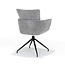 RV Design Draaibare armstoel Evan met auto-return – Perfect Harmony stof Grijs