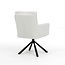 RV Design  Draaibare armstoel Fresco 180° met pocketvering – Teddy Ivory
