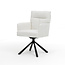 RV Design  Draaibare armstoel Fresco 180° met pocketvering – Teddy Ivory