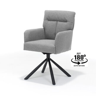 RV Design Draaibare armstoel Fresco 180° met pocketvering – Teddy  Steel