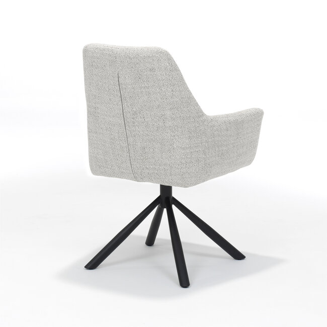 RV Design Draaibare armstoel Boston met auto-return – Oasis stof naturel