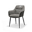 RV Design Eetkamerstoel Adele met armleuningen en handgreep – Retro Bliss stof Antraciet