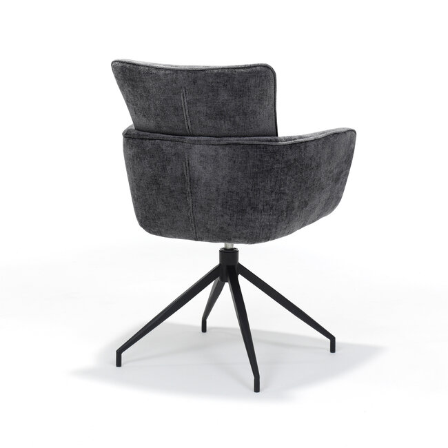 RV Design Draaibare armstoel Evan met auto-return – Perfect Harmony stof Antraciet