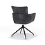RV Design Draaibare armstoel Evan met auto-return – Perfect Harmony stof Antraciet