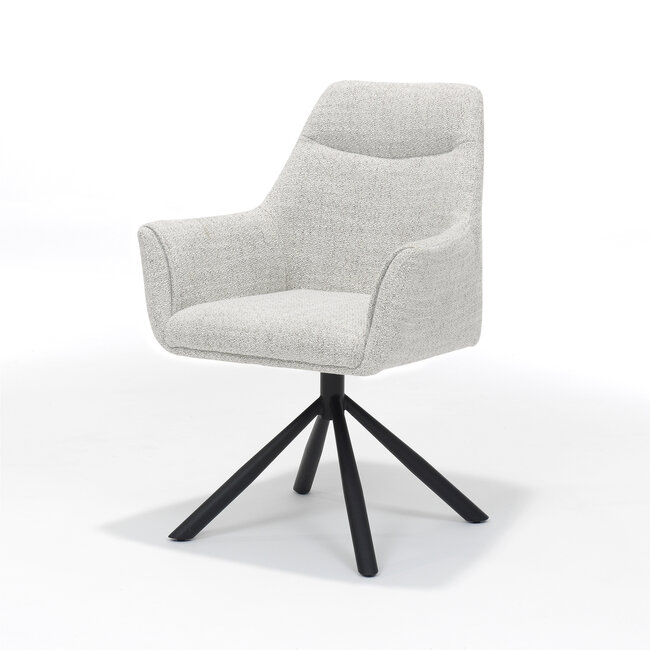 RV Design Draaibare armstoel Boston met auto-return – Oasis stof naturel