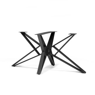 RV Design Luna Onderstel Eetkamertafel Zwart Metaal