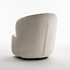 RV Design Luxe draaifauteuil Sammy – Loris stof Cream met 360° draaifunctie en pocketvering