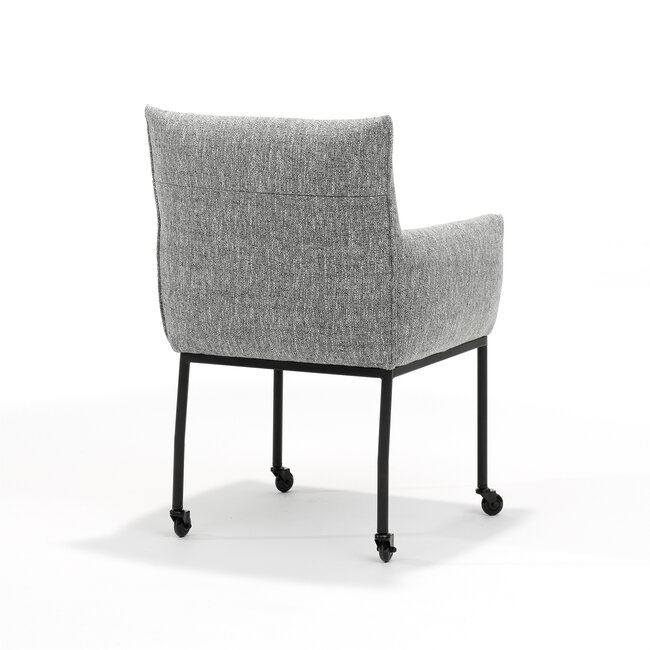 RV Design Armstoel Giant met skatewielen – Oasis stof  Grey