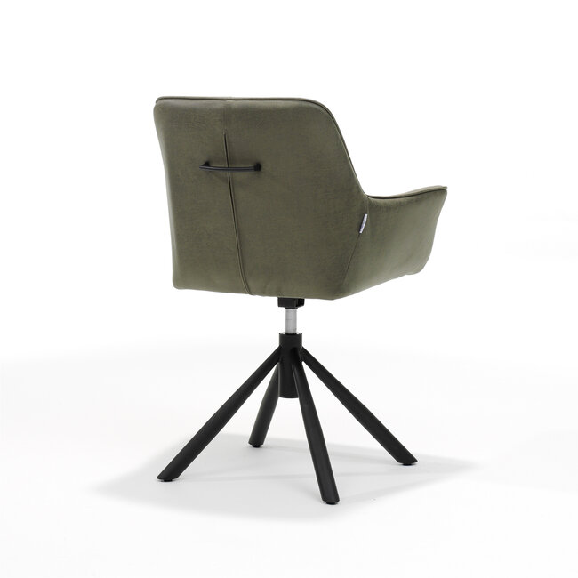 RV Design Draaibare armstoel Rapid 360° met gasveer – Bull microleder  Forest