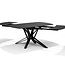 RV Design VEGAS uitschuifbare eettafel 160-240 cm Zwart Marmer
