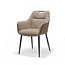 RV Design Eetkamerstoel Adele met armleuningen en handgreep – Retro Bliss stof Taupe
