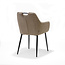 RV Design Eetkamerstoel Adele met armleuningen en handgreep – Retro Bliss stof Taupe