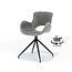 RV Design Draaibare eetkamerstoel Paul 180° – Perfect Harmony stof grijs