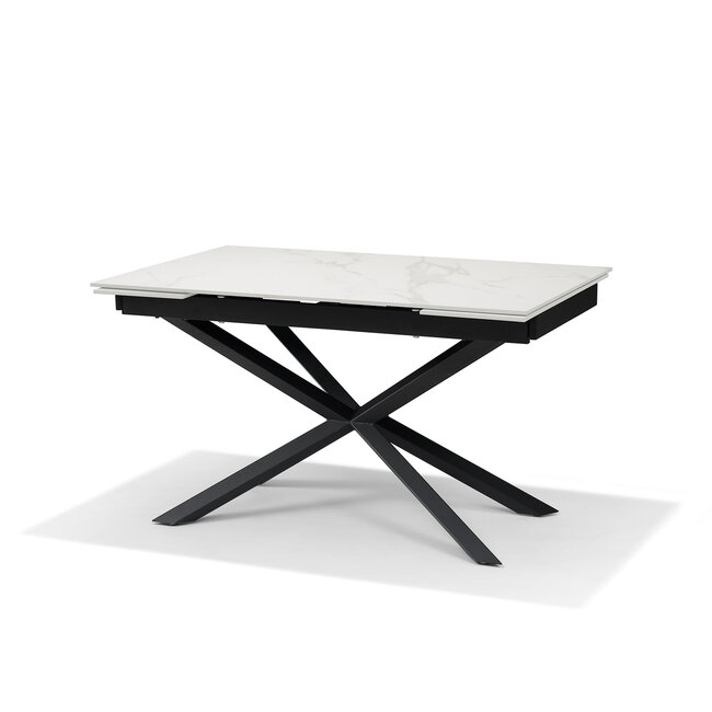 RV Design Reno uitschuifbare eettafel 136-196 cm Wit