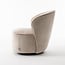 RV Design Luxe draaifauteuil Sammy – Loris stof Beige met 360° draaifunctie en pocketvering