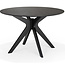 RV Design Julia ronde eettafel Ø120 cm Eiken Zwart