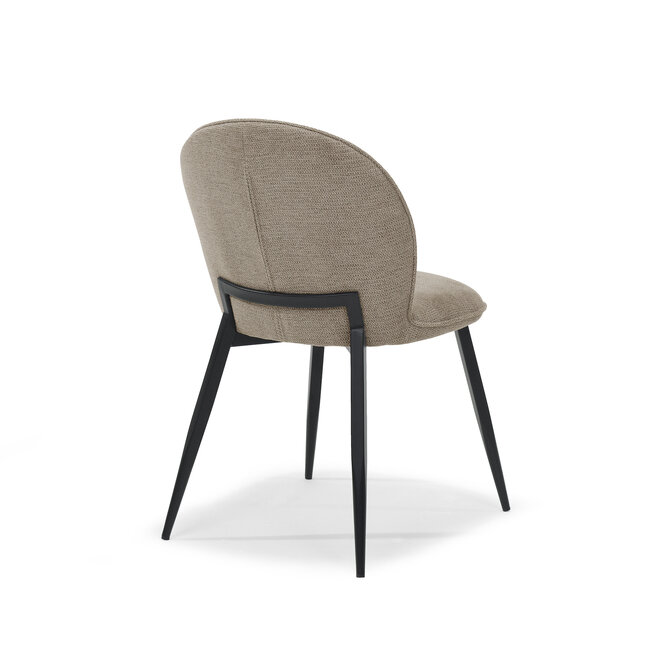 RV Design Eetkamerstoel Cuba zonder armleuningen – Aragon stof beige