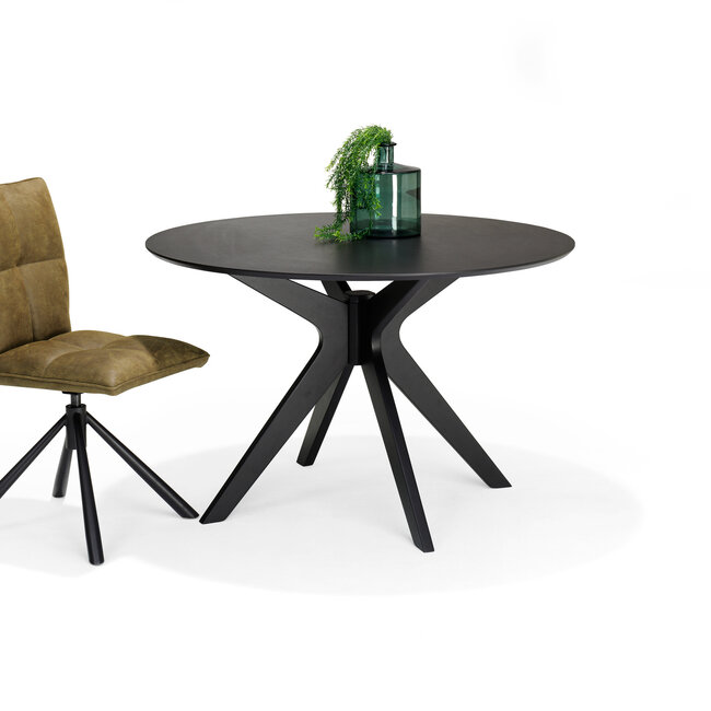 - Eettafel Julia Zwart 120