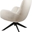 Brooz Luxe draaifauteuil Elvis – Pearl Monet stof met armleuningen en 360° draaifunctie